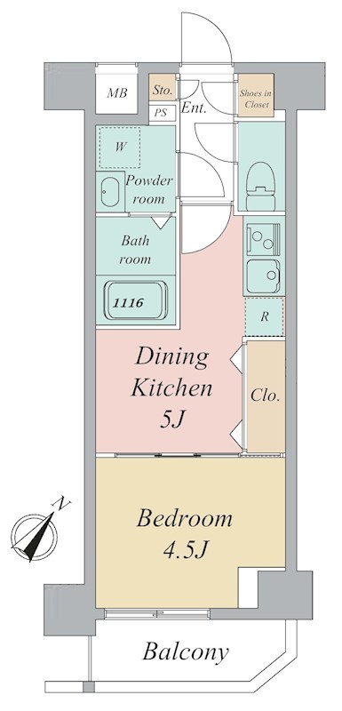 グランカーサ曳舟 間取り図