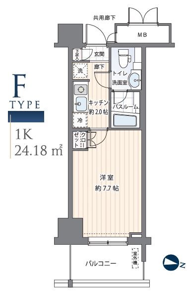 MFPRコート木場公園 間取り図