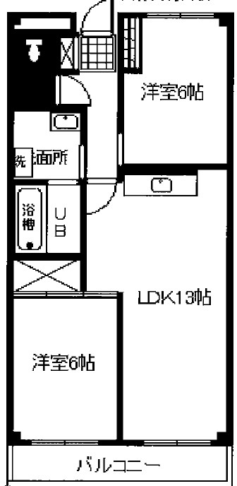 ロイヤルハイム・KEN 204号室 間取り