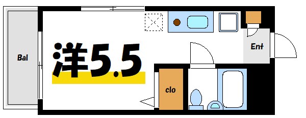 レジデンスＧＥＮＳＥＩ 間取り図