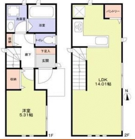 足立区関原３丁目戸建 間取り