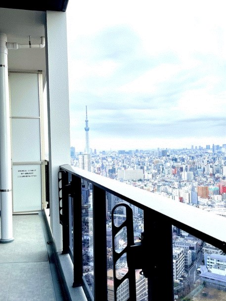 シティタワー千住大橋  ベランダ