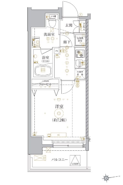 ベルシード大島 間取り図