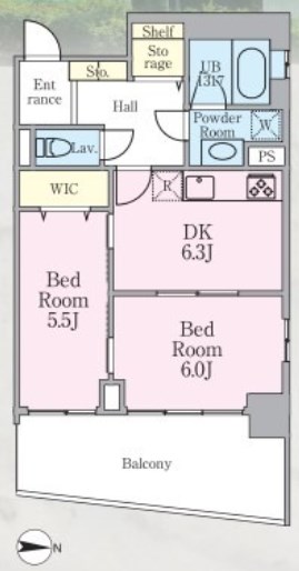 リックアート東陽 間取り図