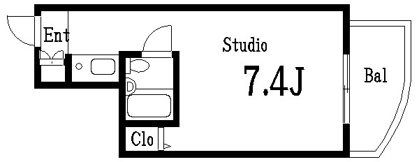 コスモスパジオ東大島  間取り図
