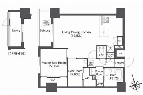 コンフォリア日暮里 間取り
