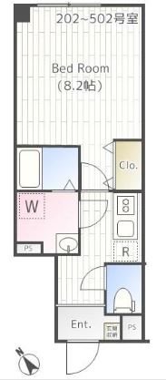 コーラルテラス南砂 間取り図