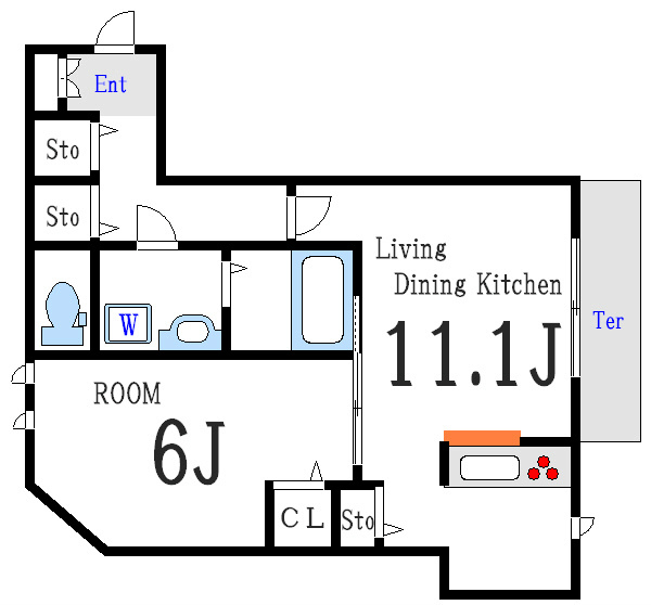 シャトーグレース 間取り図