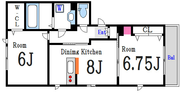 ラ・フルール 間取り図
