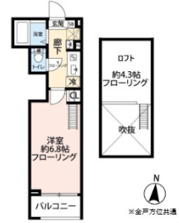 グランクオール青井EAST 間取り図