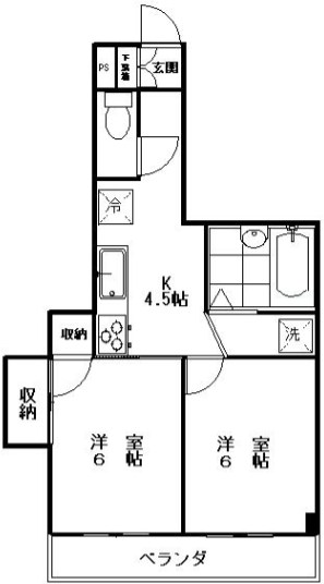 コーポエーリエル 間取り