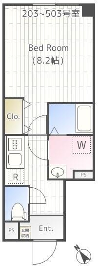 コーラルテラス南砂 間取り図