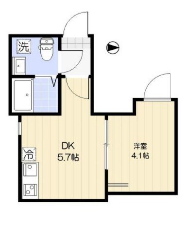 グロリア小岩 間取り図