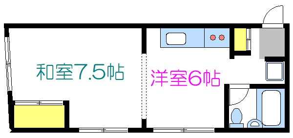 石神ハイツ  間取り