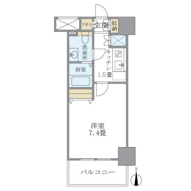 KDX吾妻橋レジデンス 間取り図