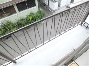 ボヌール・ムー ベランダ