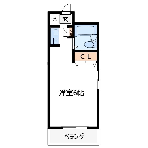 堀江新井ビル 211号室 間取り