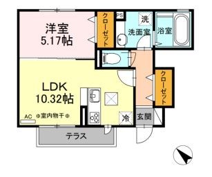 北葛西ハイツⅡ 間取り図