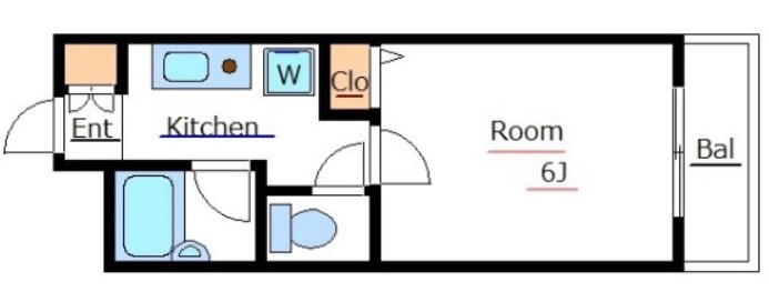 レジデンス金子 間取り図