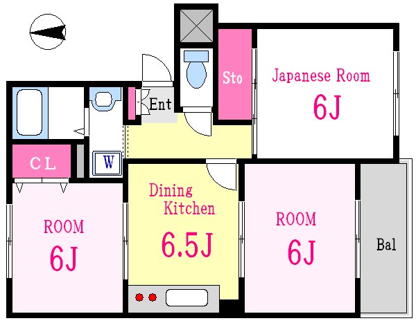 スクエア船堀 間取り図