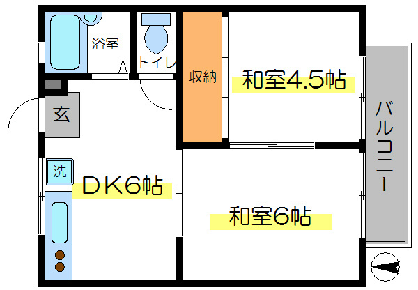 馬場ハイツ  間取り