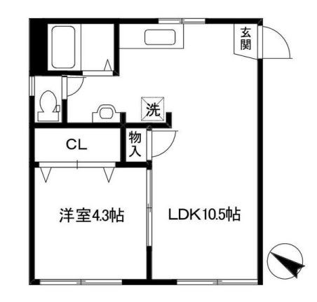 めぞんせんすい  間取り