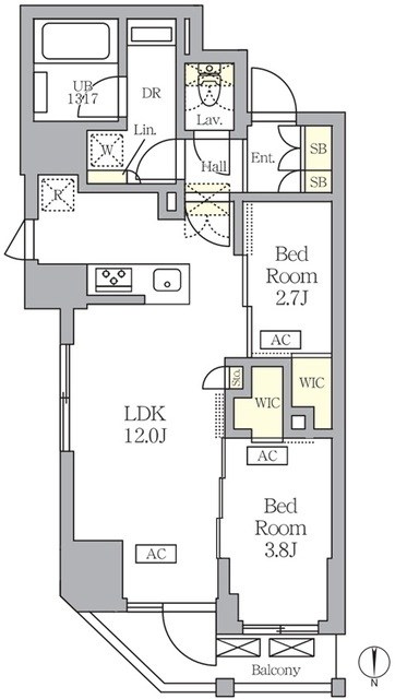 アジールコート王子 間取り