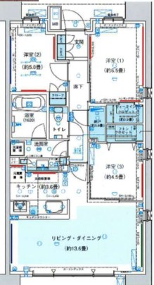 パークホームズ西葛西清新町 306号室 間取り