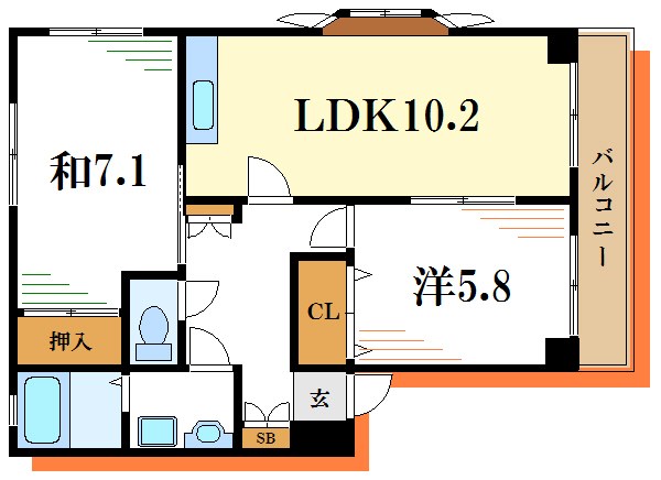 ラウレア 間取り図