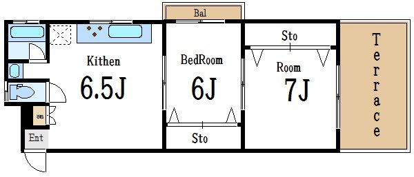 Duco Zip 307号室 間取り