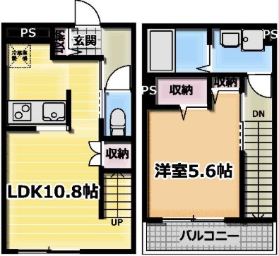 アリビオ五反野  間取り図