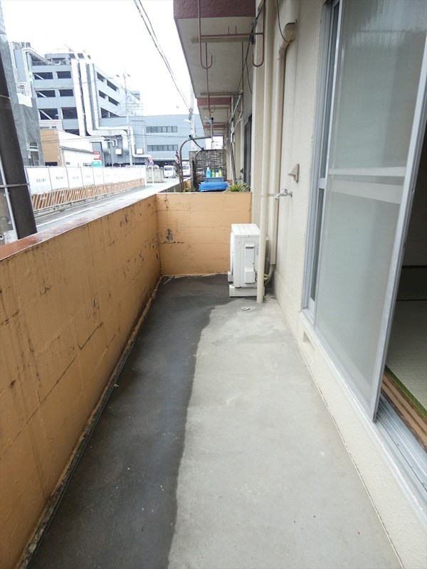 コーポ一ツ家 ベランダ