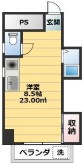 ニューシャトレーマンション  間取り