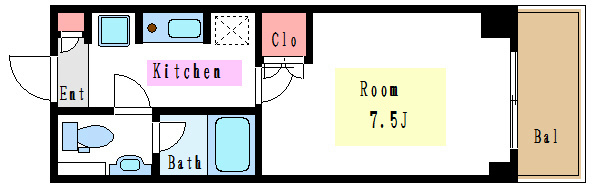 MFPRコート木場公園 間取り図