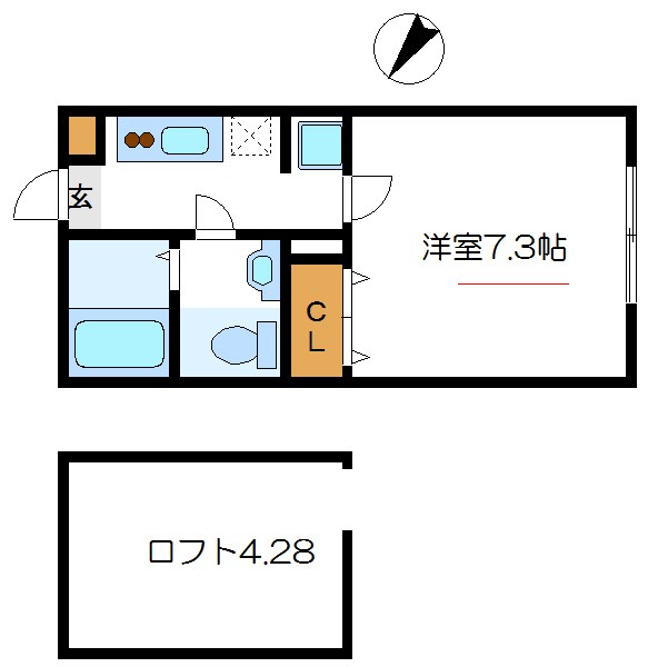 JCコート江戸川  間取り図