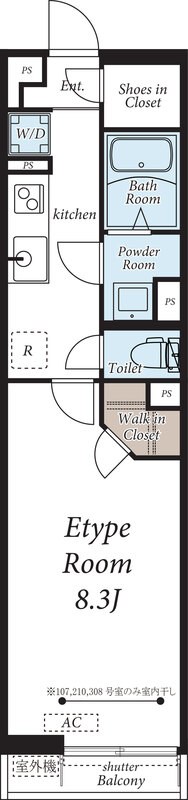 ヴィラ西新井 間取り図
