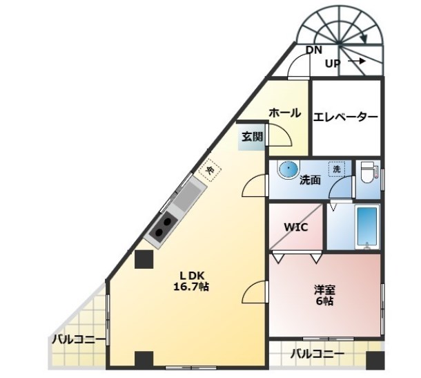 センターパーク平井Ⅵ  間取り図