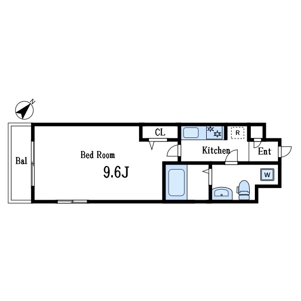 BELL WOOD瑞江 間取り図