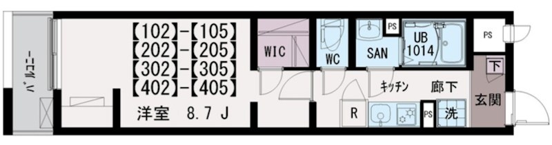 SUN平井駅南口   間取り