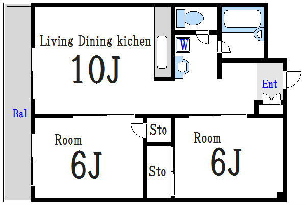 シャルム・Ｋ・カーサ   間取り図