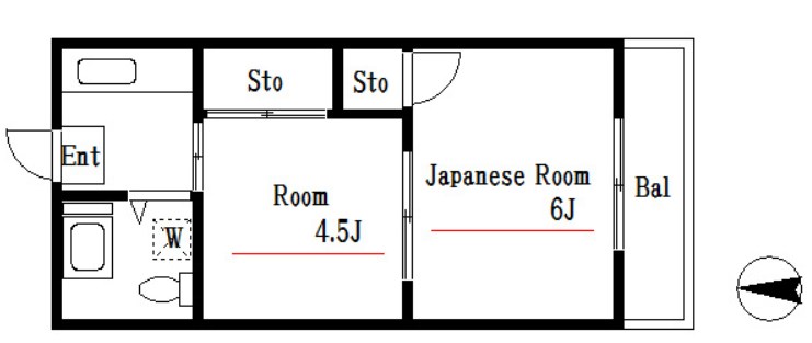 茜ハイツ 間取り図