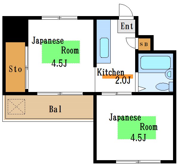 双葉ハイツ  間取り