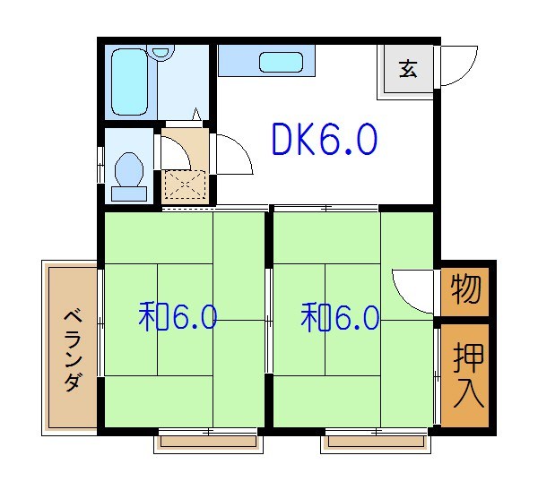 コーポエトワール 間取り図
