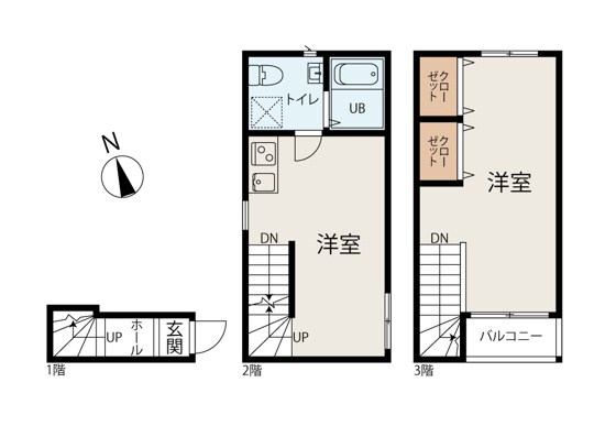 コンフォール駒込 間取り図