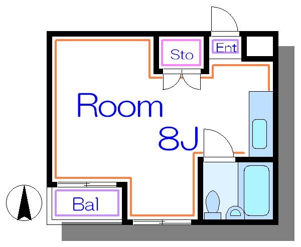 グレースシャンブル 間取り図