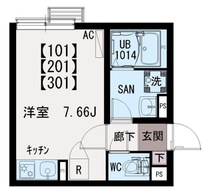 IXO　町屋Ⅱ 間取り
