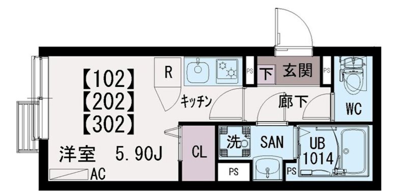IXO　町屋Ⅱ 間取り
