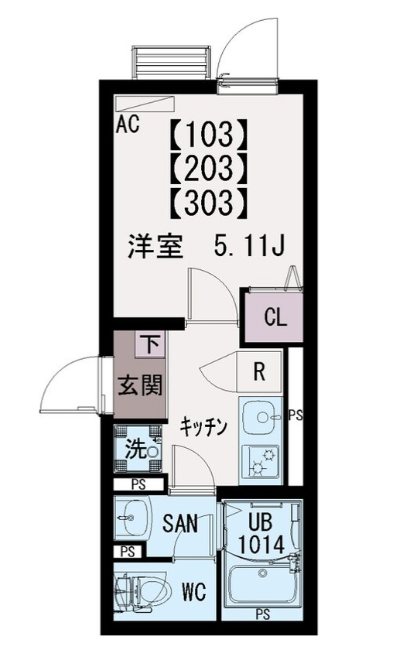 IXO　町屋Ⅱ 間取り