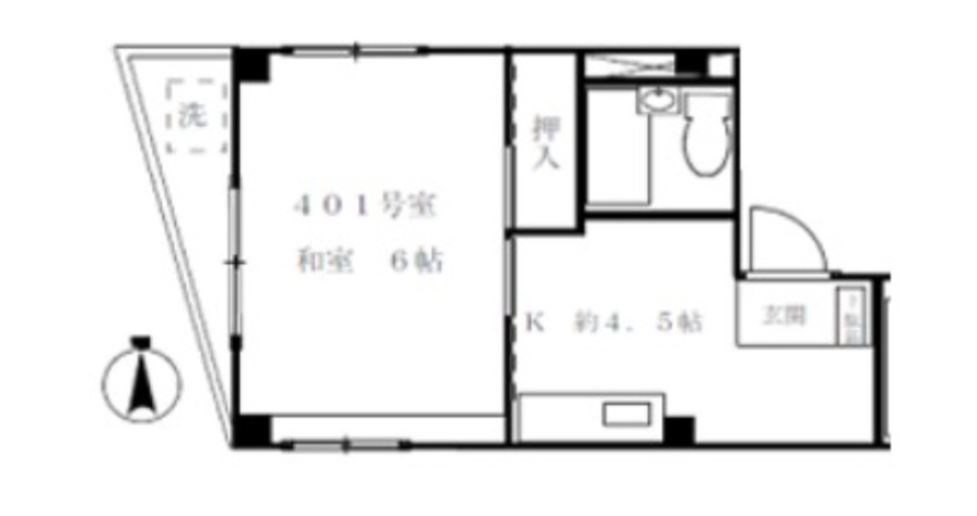 クロノス東砂  間取り図