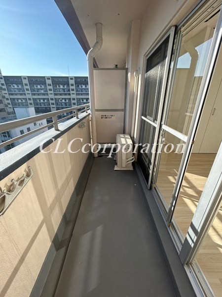 石島タウンフラッツ  ベランダ